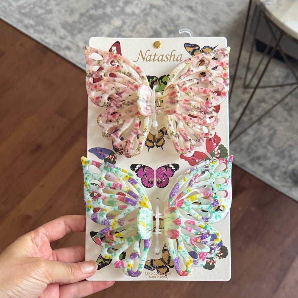 Butterfly Claw Clips
